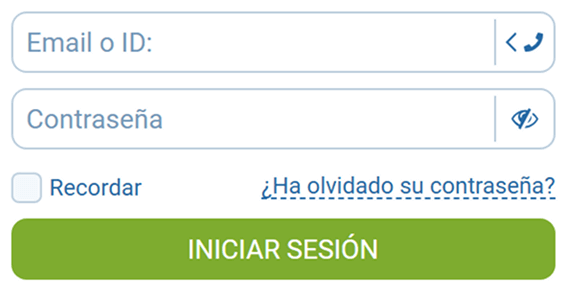 Iniciar sesión con correo electrónico Iniciar sesión mediante correo electrónico