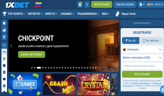 Sitio web oficial de 1xBet